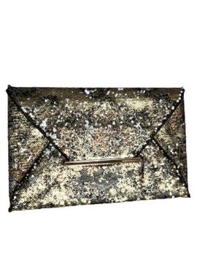 BCBGMaxAzria Harlow Sequined Envelope Clutch